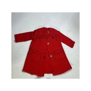 Vintage Tammy Doll Spring Topper Red & Black Coat/Jacket